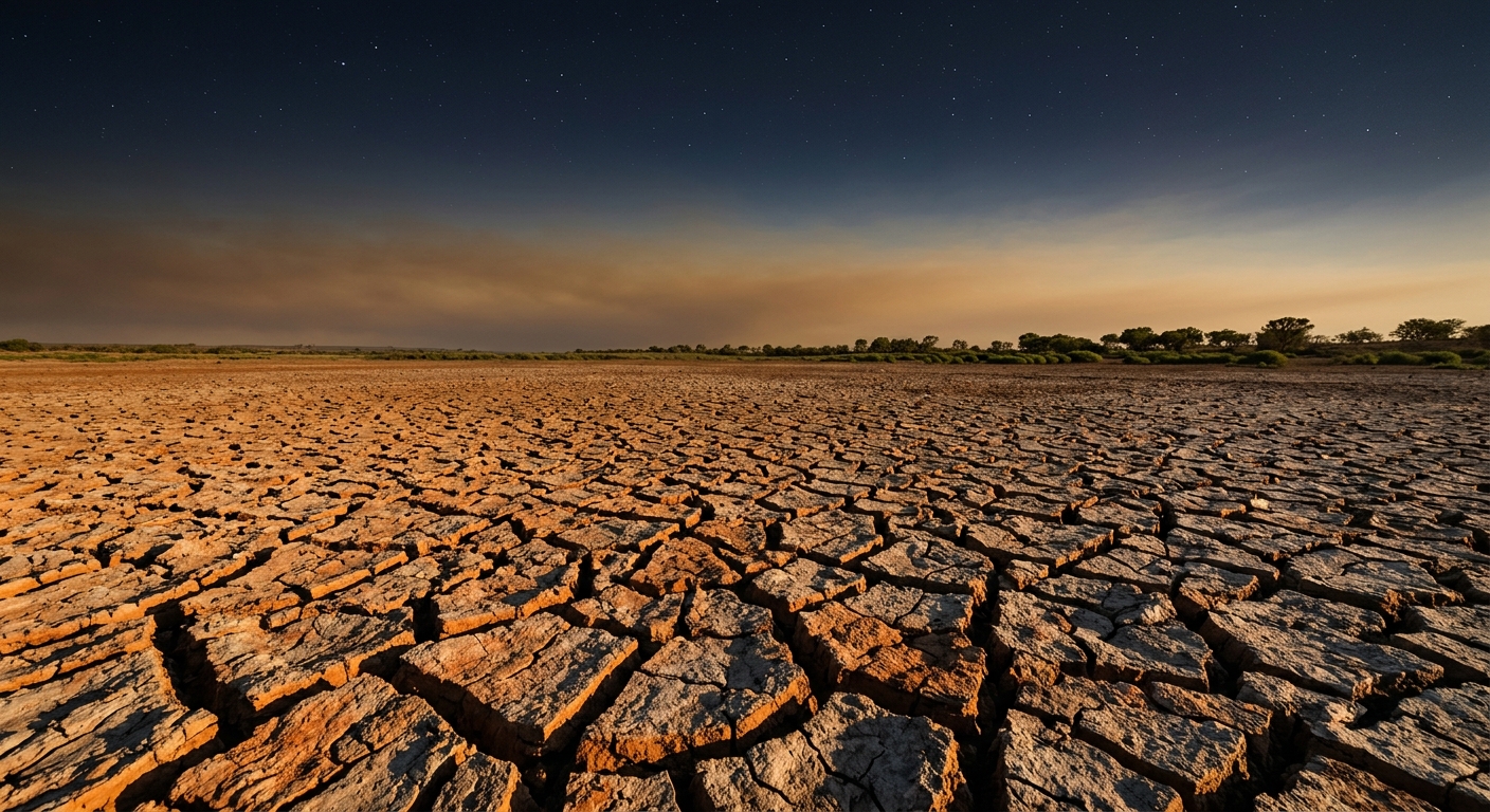 Hero Image — Fractured Earth Between Destruction and the Stars